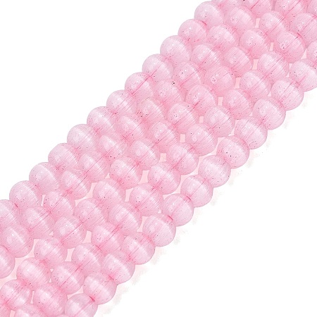 Glass Imitation Cat Eye Beads Strands GLAA-N075-01A-08-1