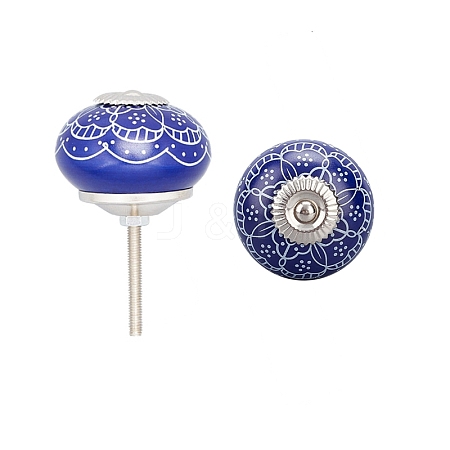 Printing Porcelain Drawer Knobs FIND-WH0066-04B-1