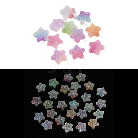 Luminous Resin Decoden Cabochons RESI-K036-11-1