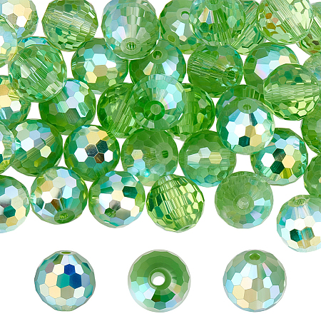 80Pcs AB Color Plated Glass Beads EGLA-PA0001-41C-1