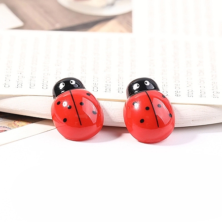 Opaque Resin Cabochons CRES-WH0013-34B-1