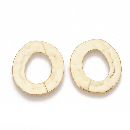 Brass Linking Rings KK-T050-10G-NF-1