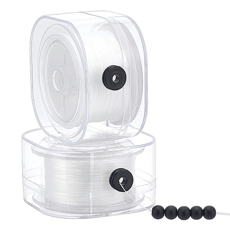 Flat Spandex Elastic Crystal String EW-WH0030-01-1