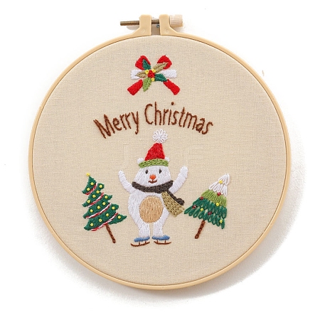 Christmas Pattern DIY Embroidery Kit PW-WG39670-01-1