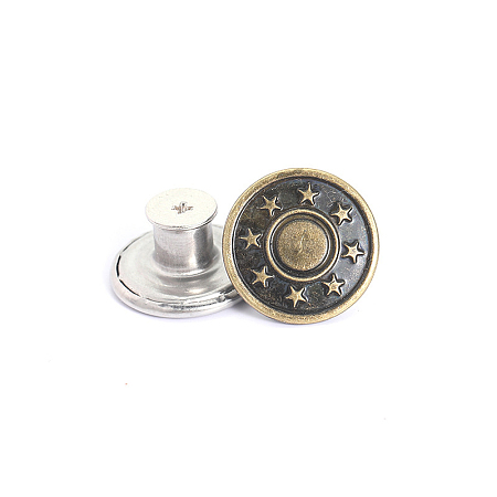 Alloy Button Pins for Jeans PURS-PW0009-01H-01AB-1