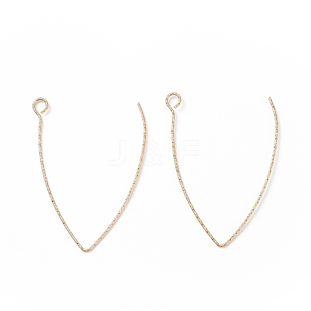 Ion Plating(IP) 316 Stainless Steel Earrings Finding X-STAS-B025-02G-1