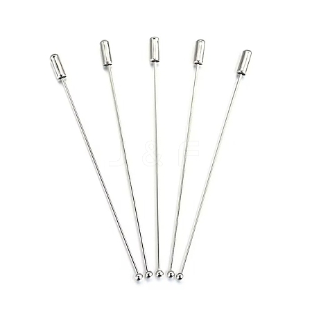Brass Ball Head Pins Brooch Findings KK-WH0816-019P-01-1