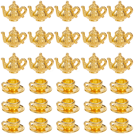 40Pcs 2 Styles Alloy Charms FIND-SC0013-16-1