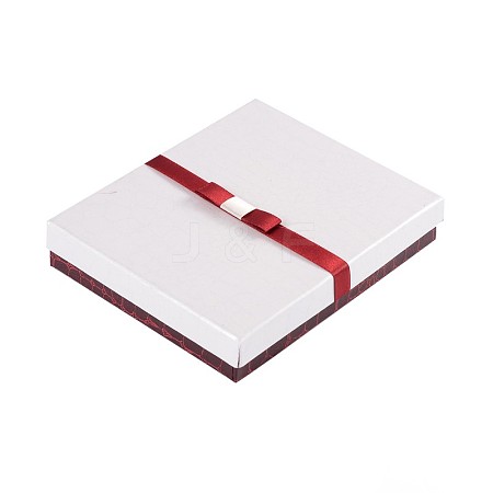 Rectangle Jewelry Set Cardboard Boxes LS-CBOX-N007-01A-1