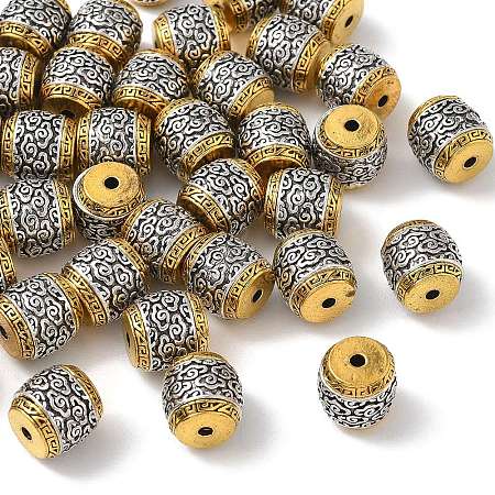 Tibetan Style Alloy Beads AL-CBA612E-02AS-1