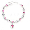 Alloy Rhinestone Charm Bracelets FS-WG1766B-01-1
