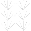 30Pcs 3 Styles 925 Sterling Silver Pins STER-PH0001-86-1