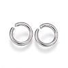 Tarnish Resistant 304 Stainless Steel Open Jump Rings A-STAS-E113-09P-2