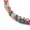 Faceted Glass Beaded Necklaces X-NJEW-JN02553-04-2