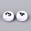 Opaque Acrylic Beads SACR-Q001-12F-3