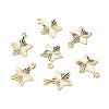 Brass Charms X-KK-F831-021G-RS-1