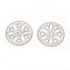 Brass Filigree Joiners Links KK-F772-13P-1