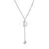 Alloy Lariat Necklaces WG02D6B-11-1