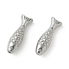 304 Stainless Steel Beads STAS-F320-15C-P-1