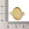 Rack Plating Brass Micro Pave Clear Cubic Zirconia Connector Charms KK-D088-39G-4