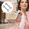 2Pcs Zinc Alloy Bag Extender Cable Chains FIND-FI0001-03B-7