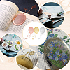 6Pcs 3 Colors Brass Bookmarks AJEW-PH0012-51-7
