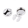 Brass Cufflinks KK-T074-63P-02-NR-3