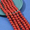 Handmade Fancy Antique Glazed Porcelain Ceramic Round Beads Strands PORC-L019-13mm-08-5