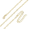 3MM Brass Textured Dapped Chain Necklaces for Women KK-CBA4FD4-01G-4
