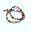 Natural Aqua Terra Jasper Beads Strands G-F612-01A-2