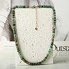 Natural Jade Disc Heishi Beaded Necklaces for Women IG0638-4-1