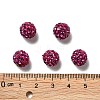Pave Disco Ball Beads X1-RB-A130-10mm-16-3
