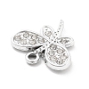 Alloy Rhinestone Pendants FIND-U026-25C-P-2