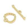 Brass Toggle Clasps KK-CBA42CA-01D-G-3