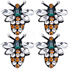 Gorgecraft Bee Rhinestone Appliques DIY-GF0008-66-1