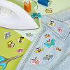 ARRICRAFT 80Pcs 10 Style Computerized Embroidery Cloth Iron on/Sew on Patches DIY-AR0003-21-5