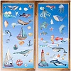 8 Sheets 8 Styles PVC Waterproof Wall Stickers DIY-WH0345-212-1