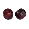 Opaque Acrylic Imitation Wood Beads OACR-N162-17A-2