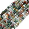 Natural Indian Agate Beads Strands G-G106-A36-01-1