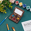 Wood Watercolor Paints Tins Box AJEW-WH0542-84B-5