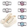Alloy & Resin Shoelace Charms FIND-CP0002-94D-1