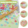 Opaque Acrylic Beads SACR-FH0001-14A-4