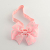 Cloth Polka Dot Bowknot Elastic Baby Headbands Hair Accessories X-OHAR-Q002-20H-1