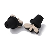 Leaf Pot Food Grade Eco-Friendly Silicone Beads LS-SIL-WH0014-18D-2