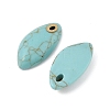 Synthetic Turquoise Pendants STAS-P380-80G-05-2