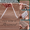 2Pcs Rectangle Acrylic Table Reserved Signs AJEW-GA0009-50-3