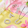 5Pcs 5 Styles Handmade Polymer Clay Rhinestone Big Pendants FIND-BT0001-39B-7