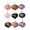Natural & Synthetic Mixed Stone Pendants G-B188-02G-1