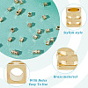 GOMAKERER 100Pcs Rack Plating Brass Beads KK-GO0001-63-5