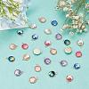   36Pcs 6 Colors Light Gold Alloy Resin Charms PALLOY-PH0001-82LG-3